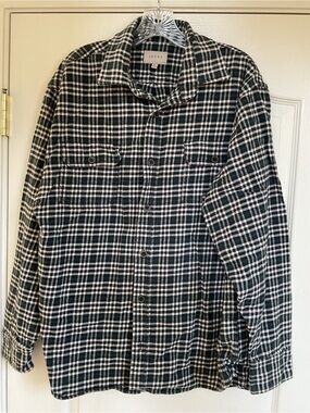 Jachs Black and White Plaid Utility Jacket